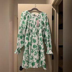 Rachel Parcell nwt eyelet green and white dress